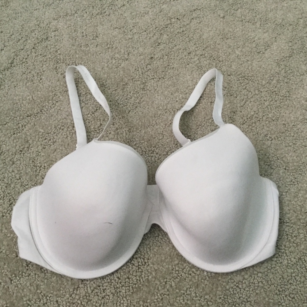 Calvin Klein White Underwire Padded Bra Size 36D Basic Comfort